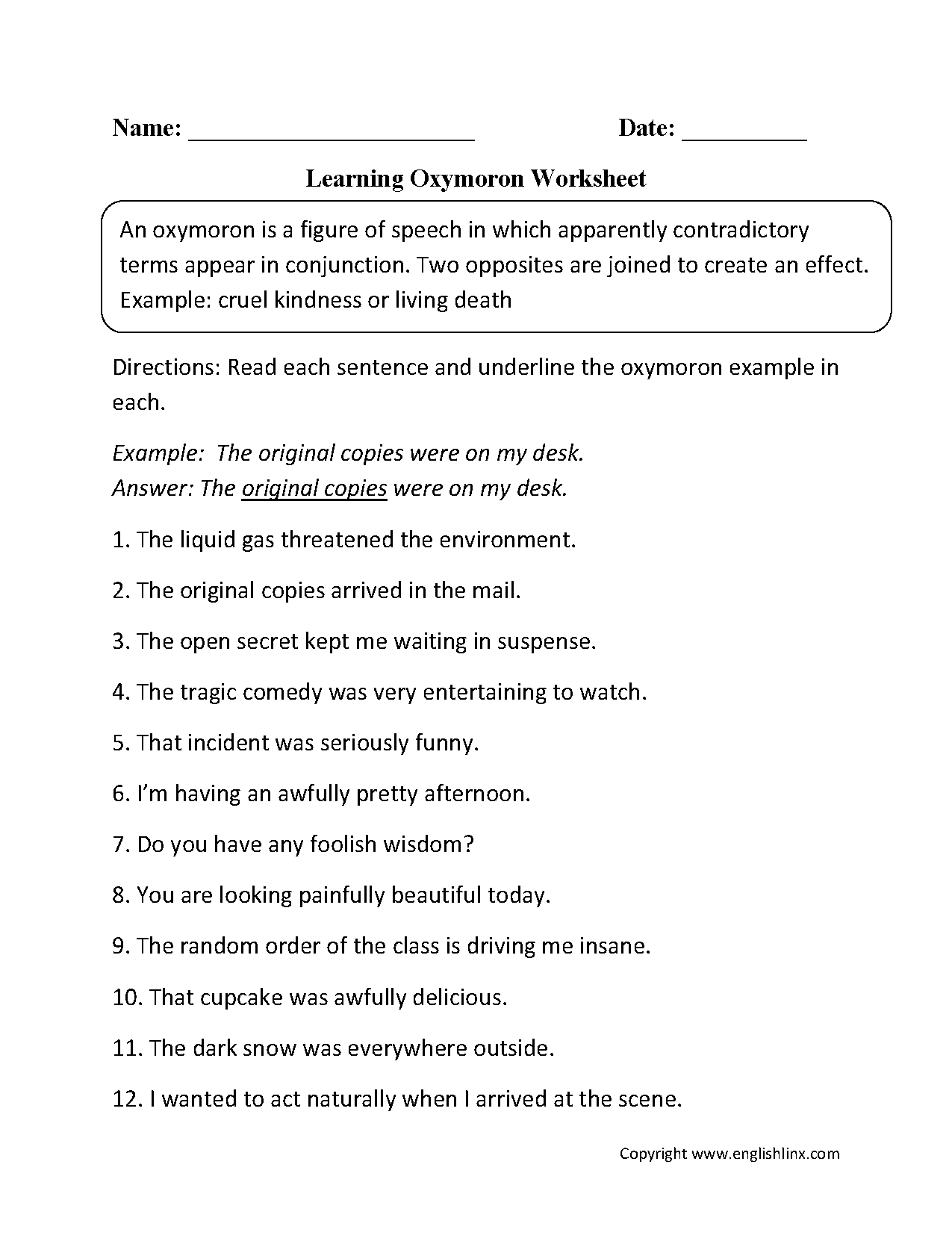 Best 60 Figurative Language Worksheet 1 3