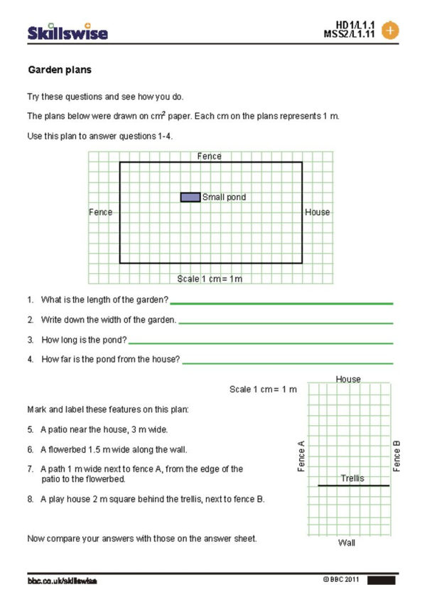 30 Worksheet On Scale Drawings 14