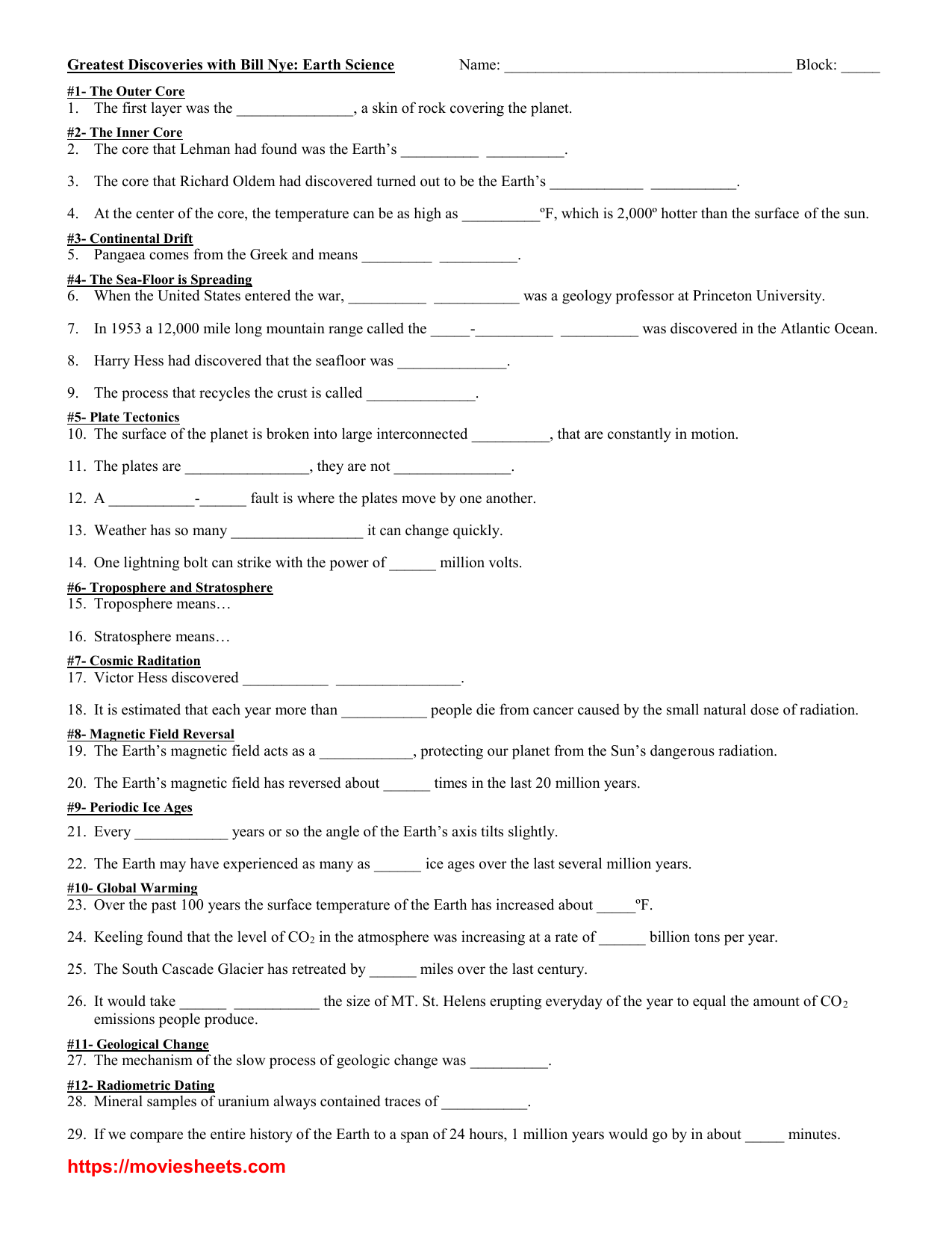 35 Bill Nye Motion Worksheet 26