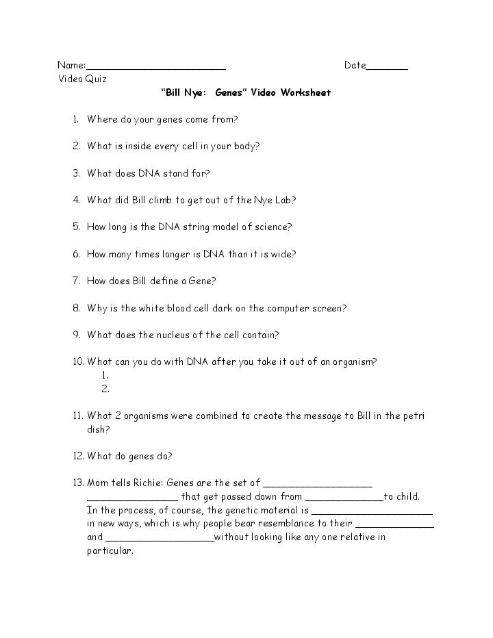 35 Bill Nye Motion Worksheet 27