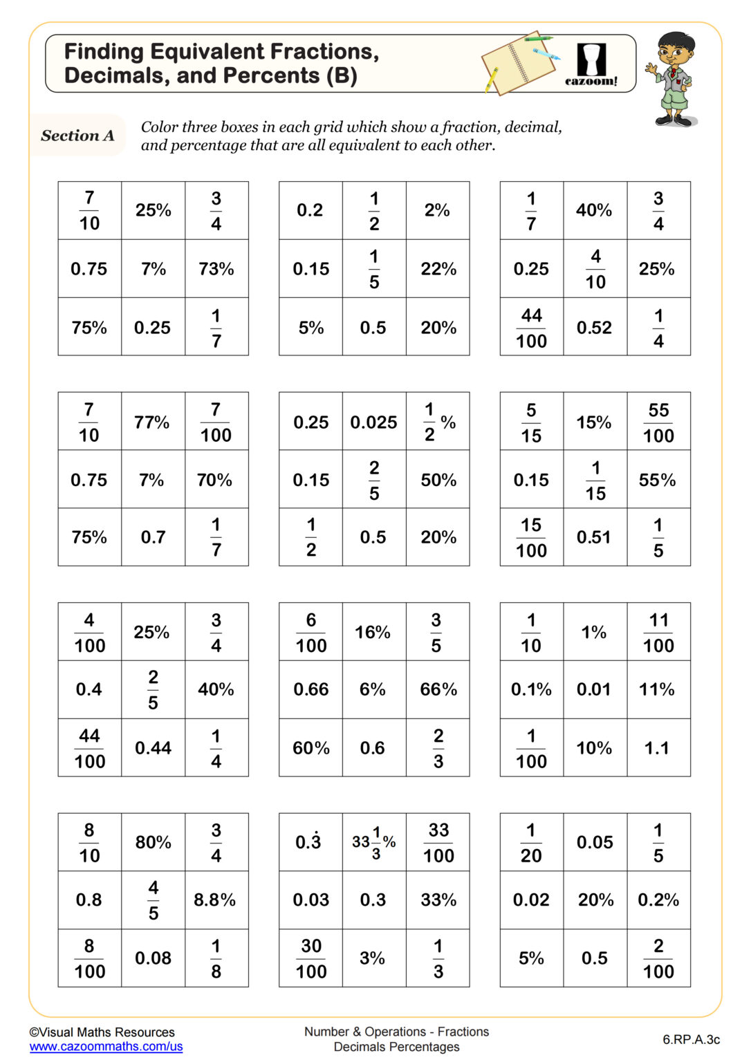 50 Worksheet For 6Th Graders 32