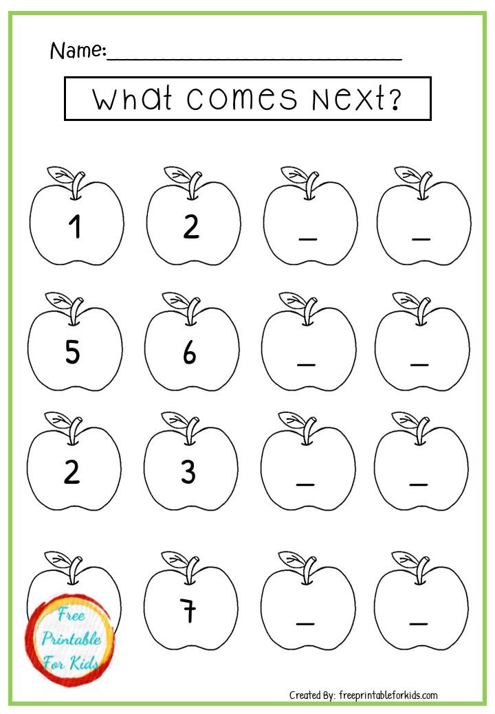 60 Free Prek Printable Worksheets 14