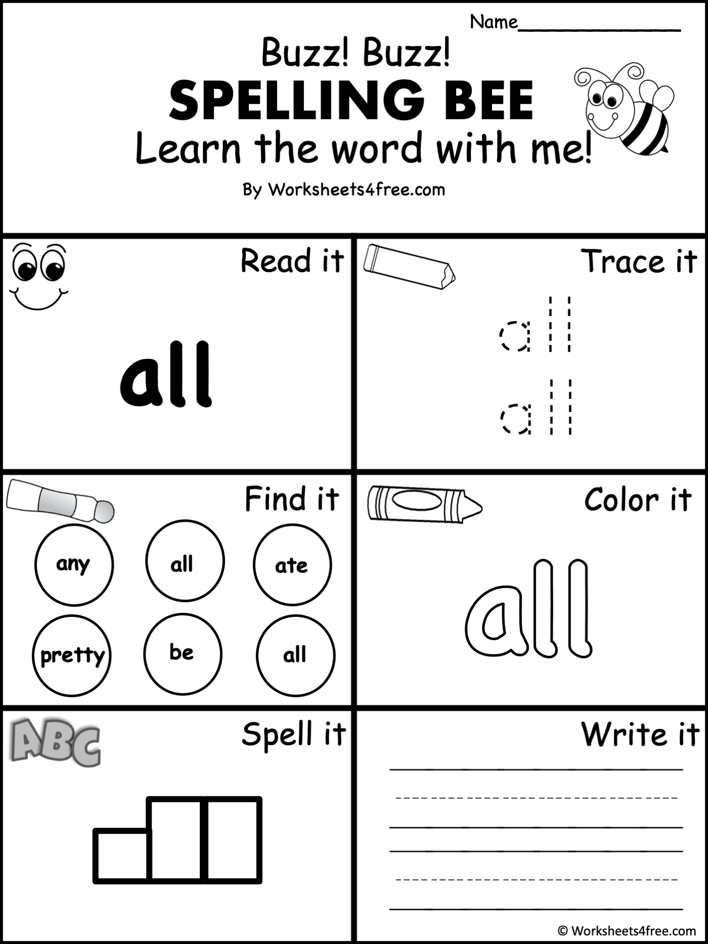 60 Free Prek Printable Worksheets 17