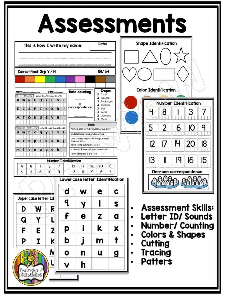 60 Free Prek Printable Worksheets 18