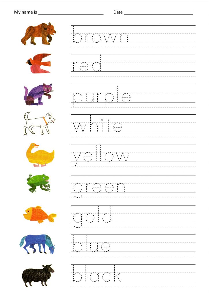 60 Free Prek Printable Worksheets 23