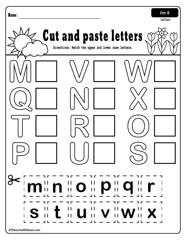 60 Free Prek Printable Worksheets 45