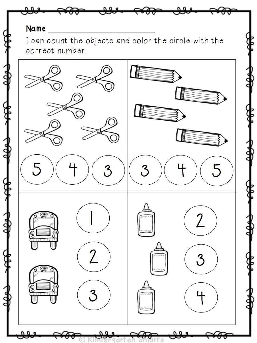 60 Free Prek Printable Worksheets 55