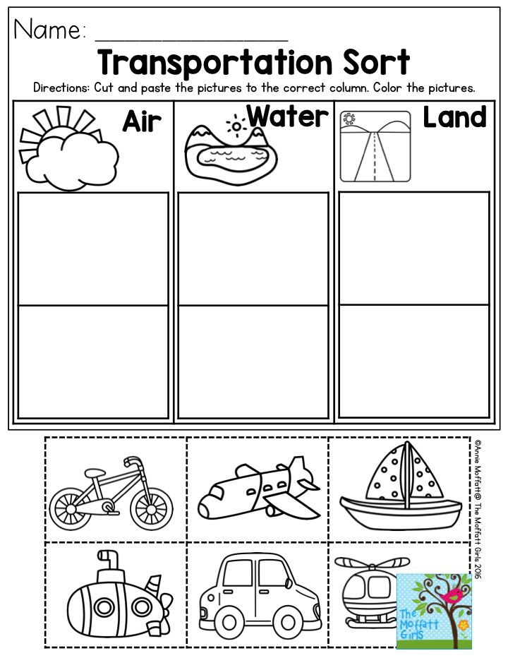 61 Transportation Worksheets For Preschool 45