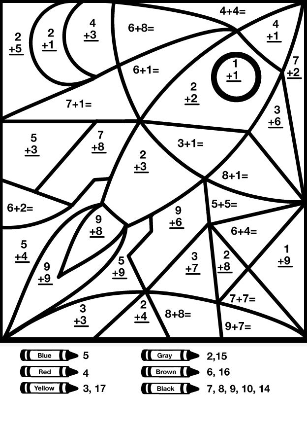 80 Printable Color By Multiplication Worksheets 80