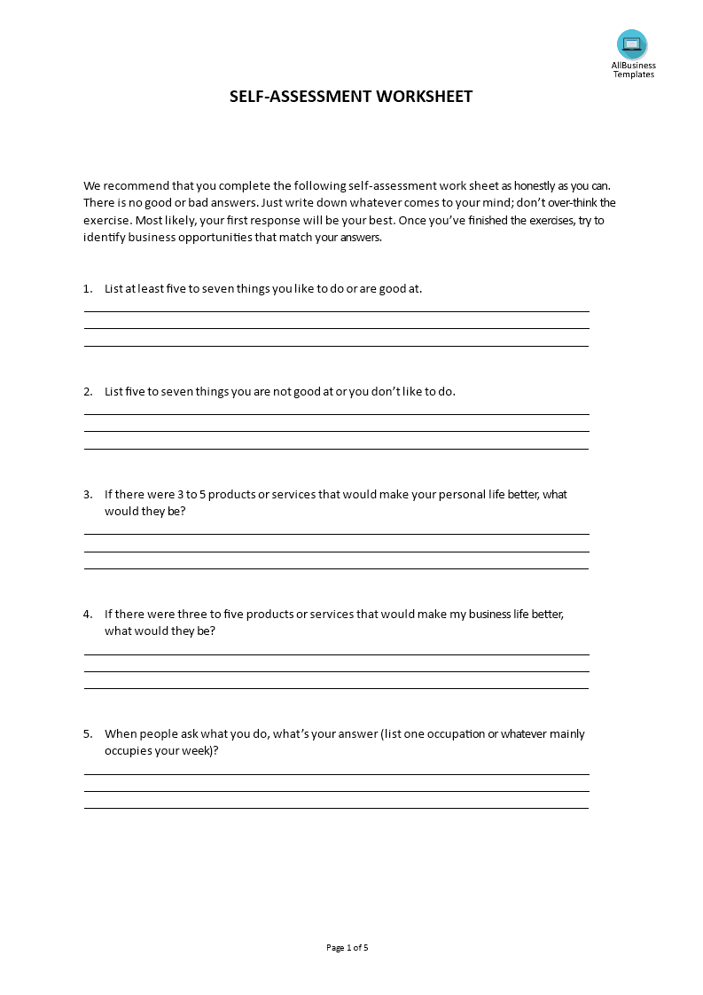 80 Printable Disc Assessment Worksheet Pdf 25