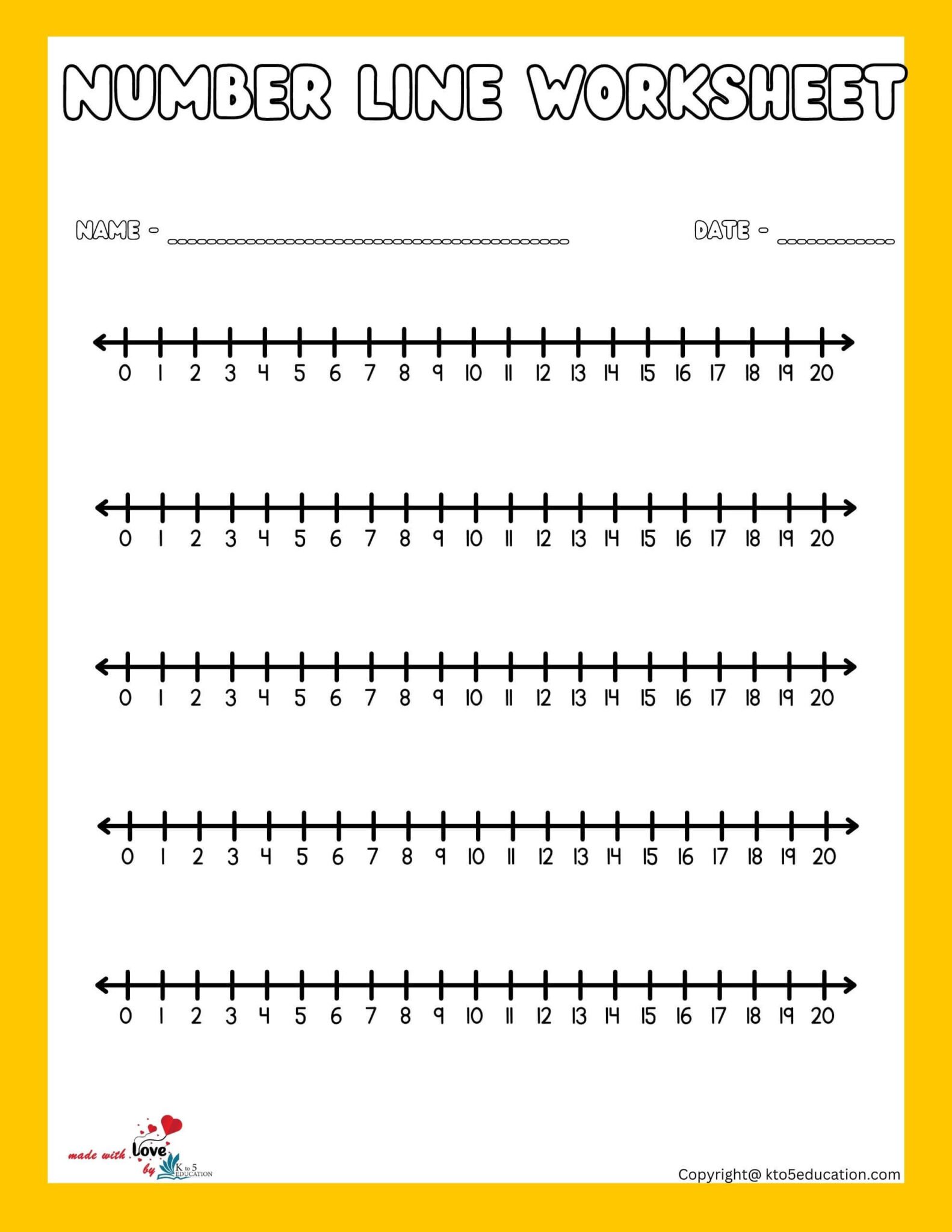 80 Printable Fraction Number Line Worksheet 31