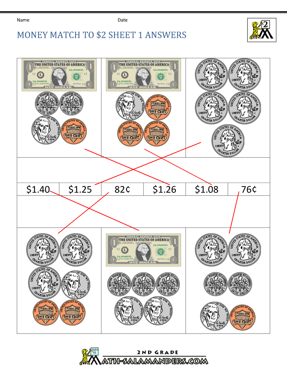 80 Printable Money Worksheets 1St Grade 16