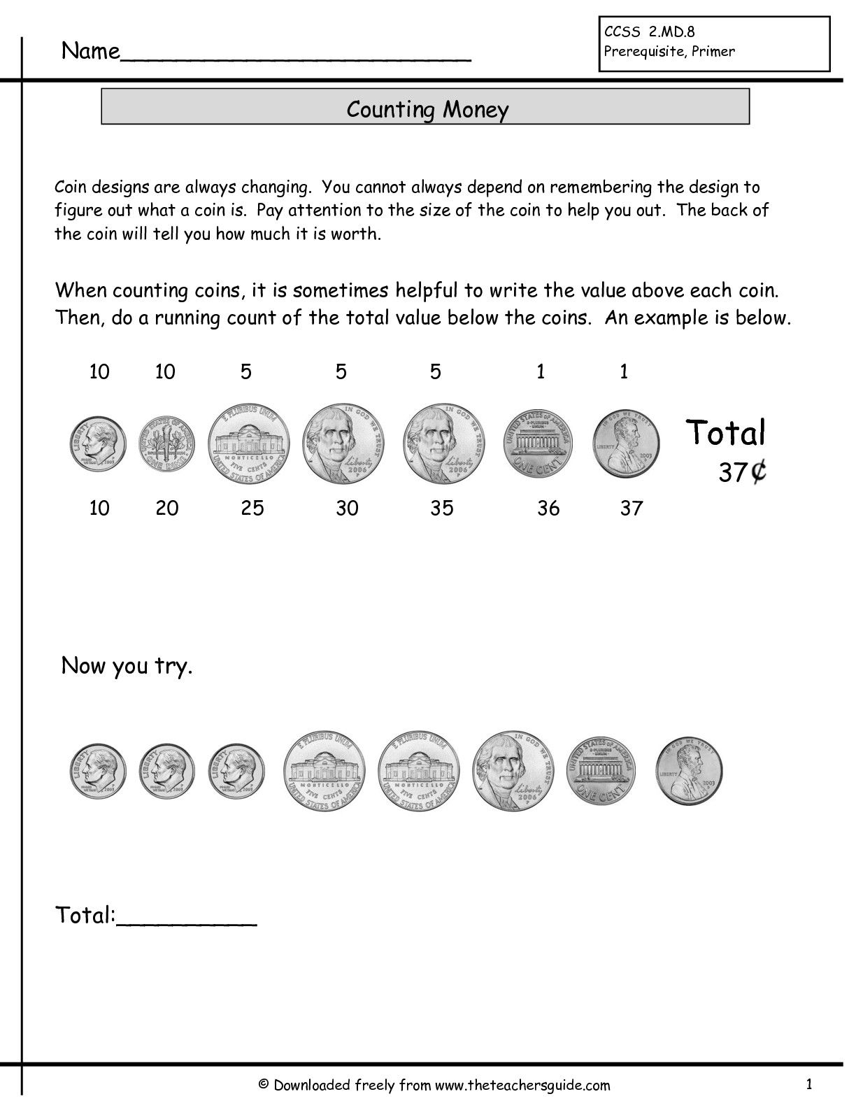 80 Printable Money Worksheets 1St Grade 17