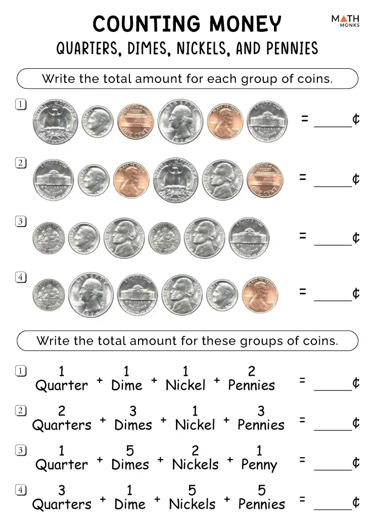 80 Printable Money Worksheets 1St Grade 24