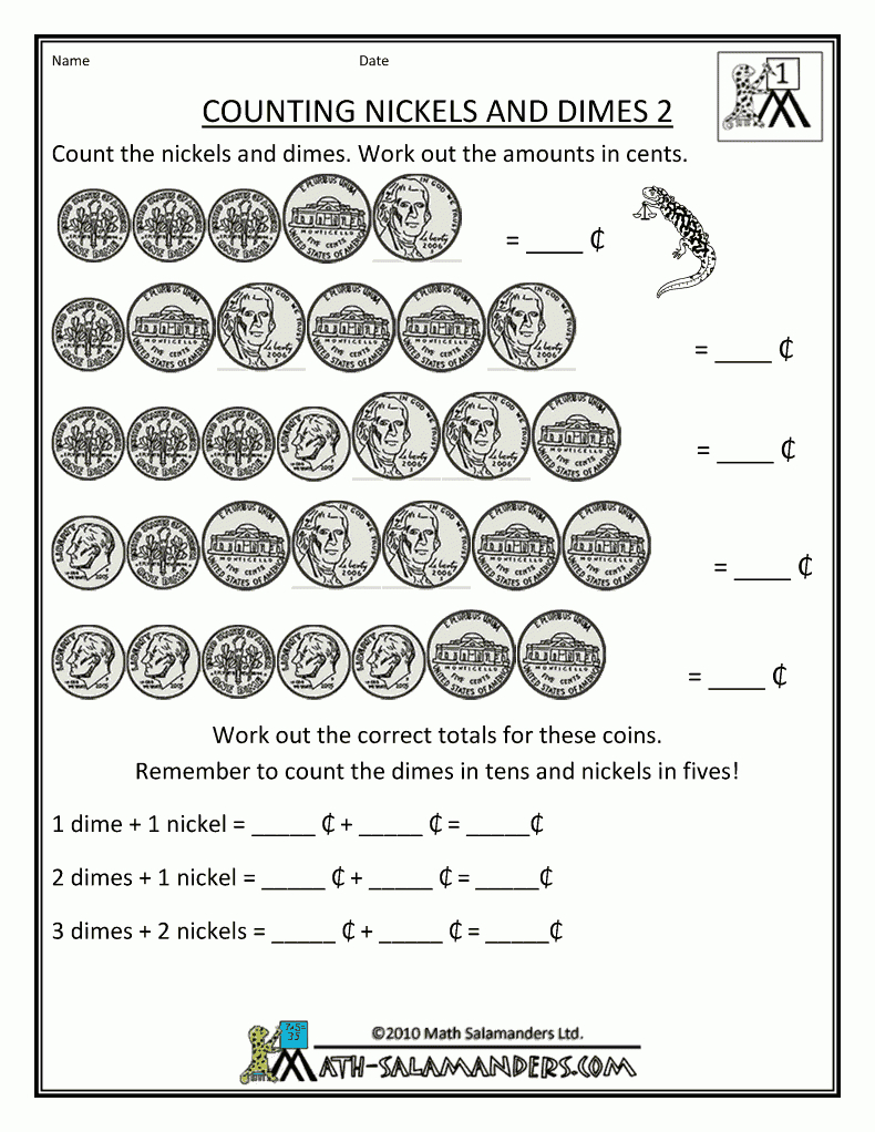 80 Printable Money Worksheets 1St Grade 28