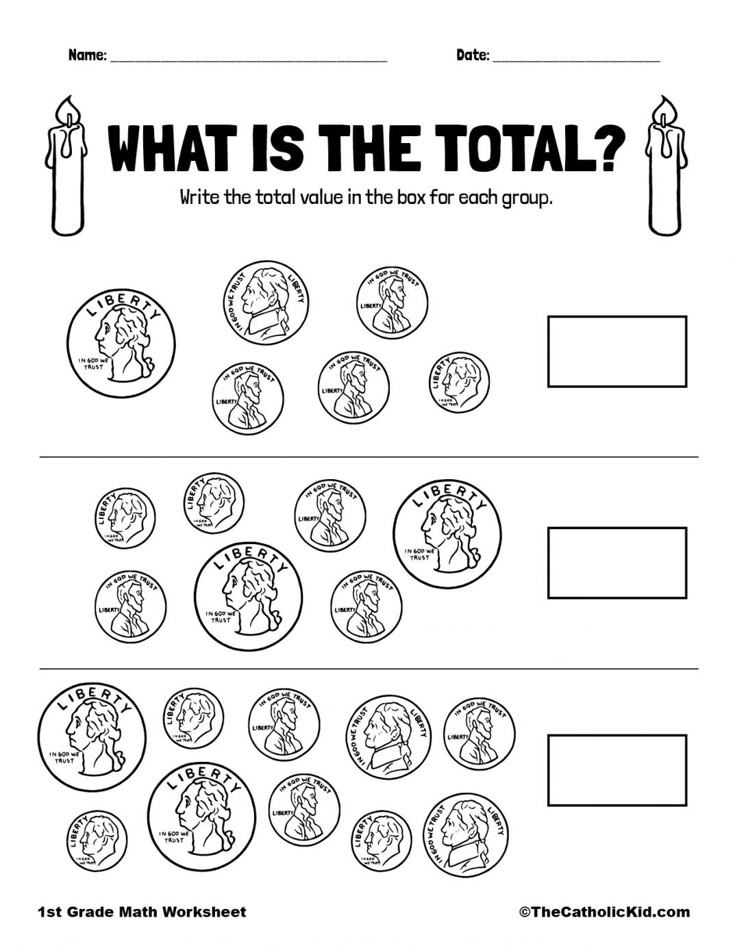 80 Printable Money Worksheets 1St Grade 37