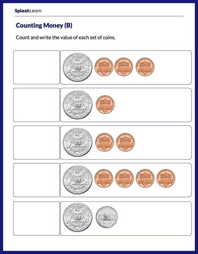 80 Printable Money Worksheets 1St Grade 48