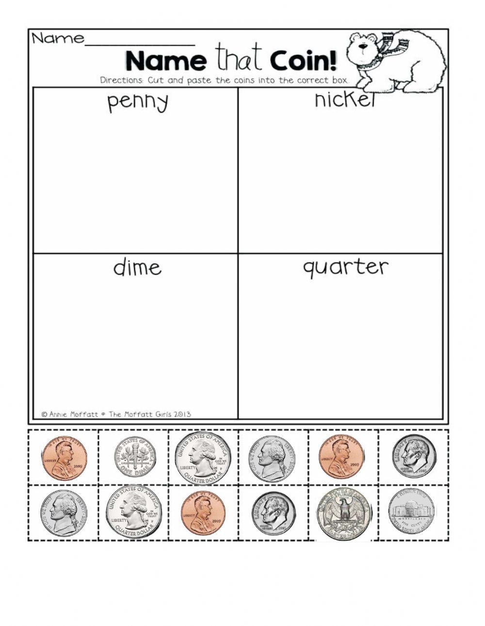 80 Printable Money Worksheets 1St Grade 66