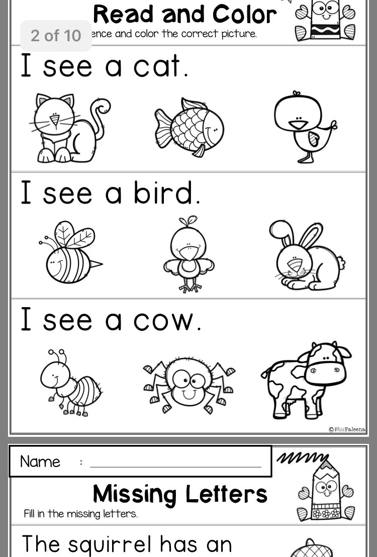 80 Printable Pre K Learning Worksheets 17