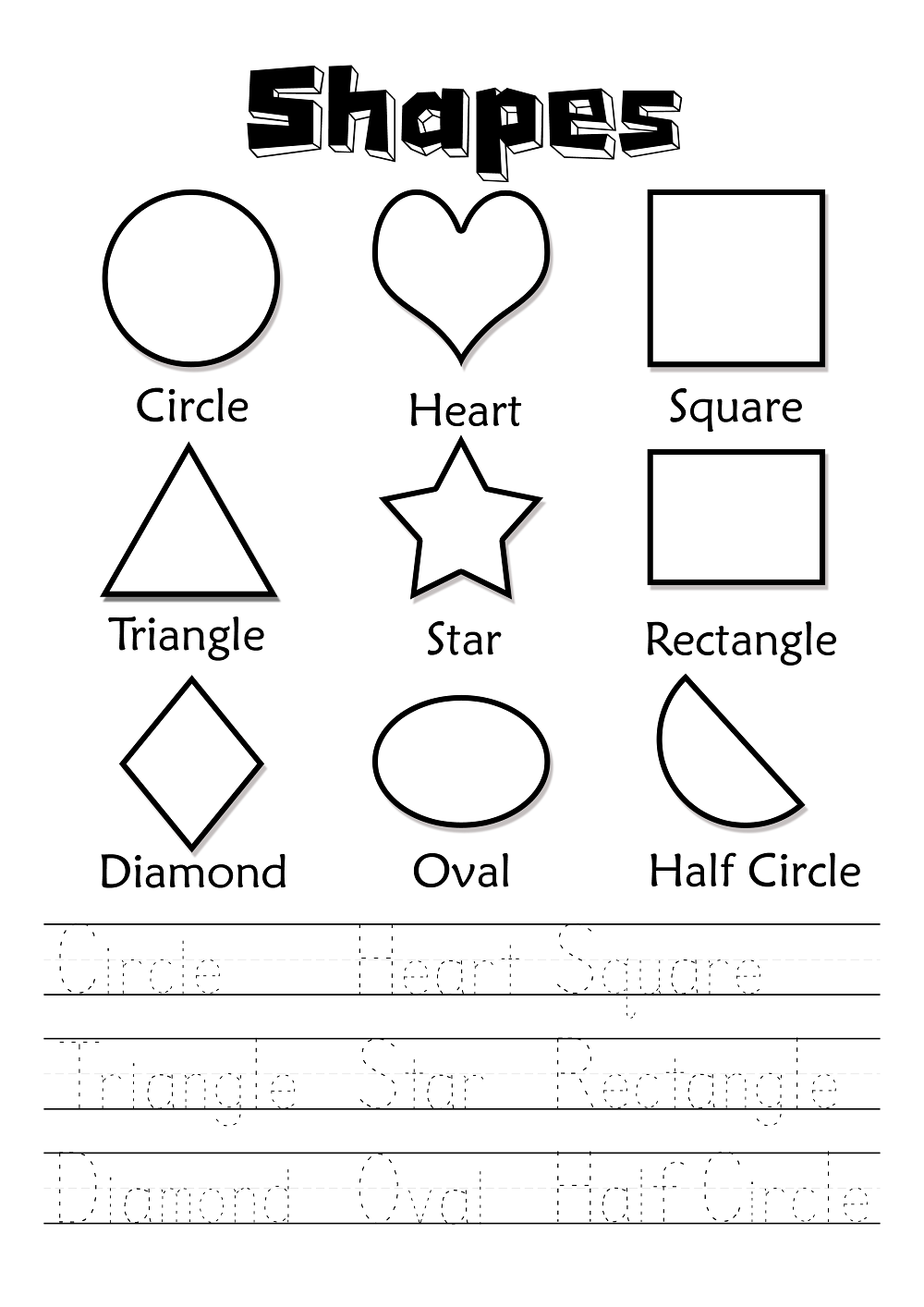 80 Printable Pre K Learning Worksheets 42