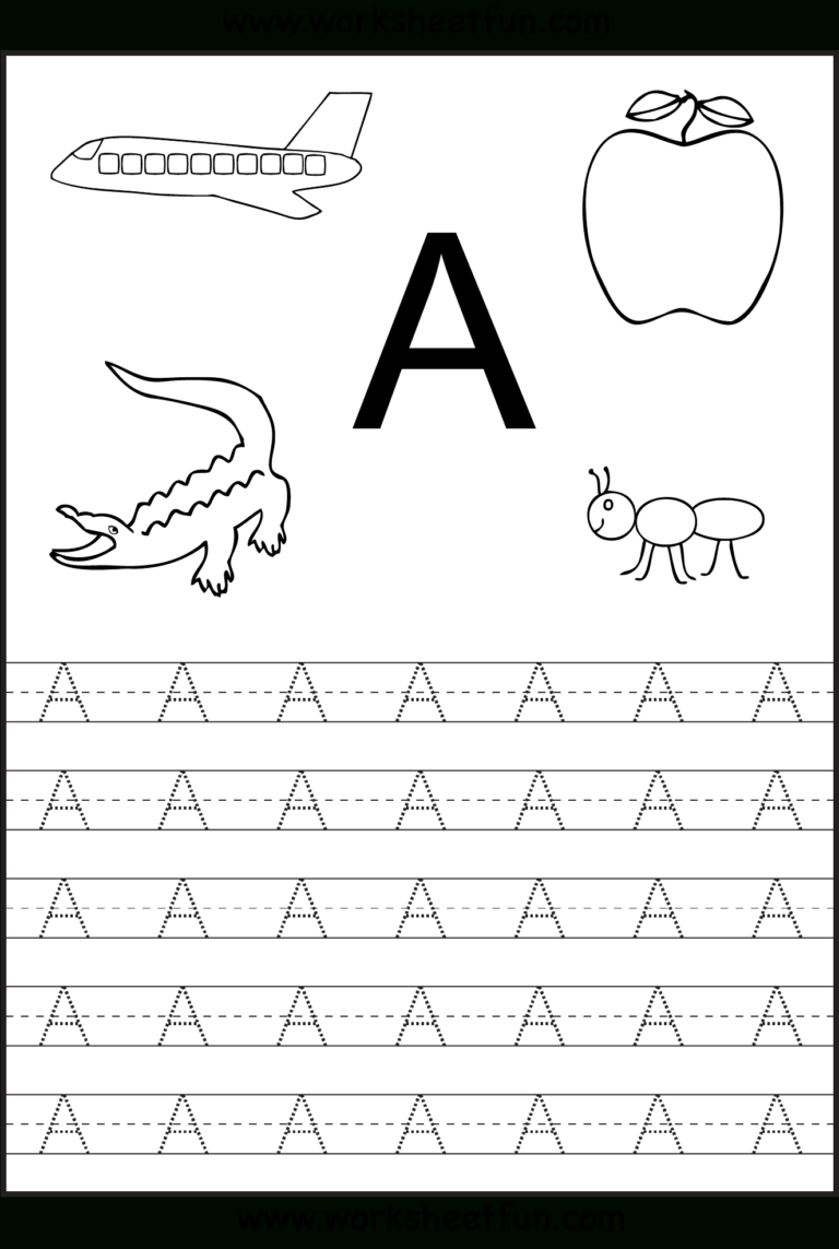 80 Printable Pre K Learning Worksheets 55