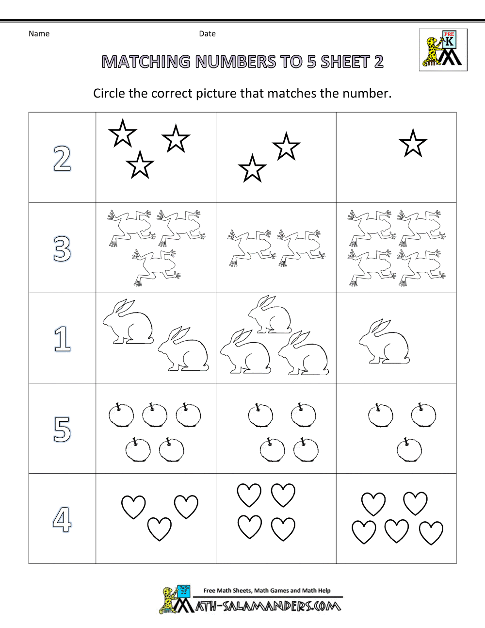 80 Printable Pre K Learning Worksheets 77