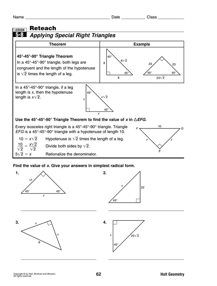 80 Printable Similar Right Triangles Worksheet 23