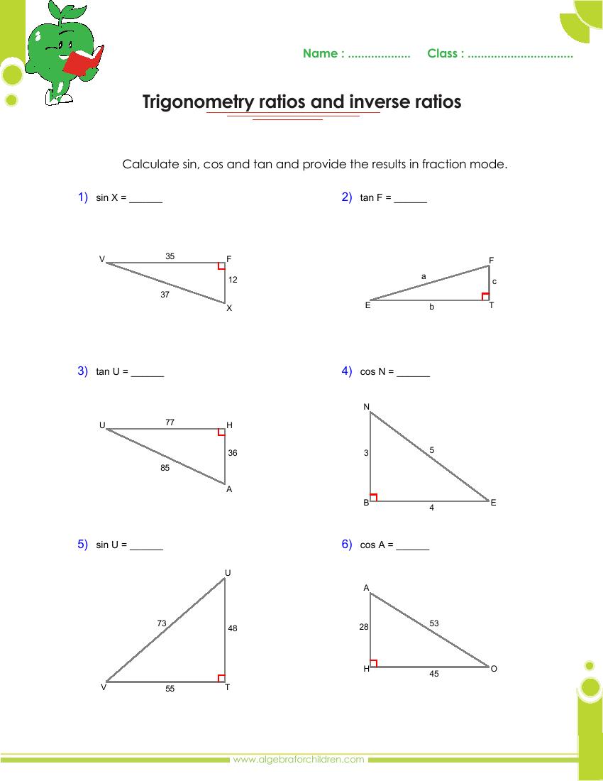 80 Printable Similar Right Triangles Worksheet 54