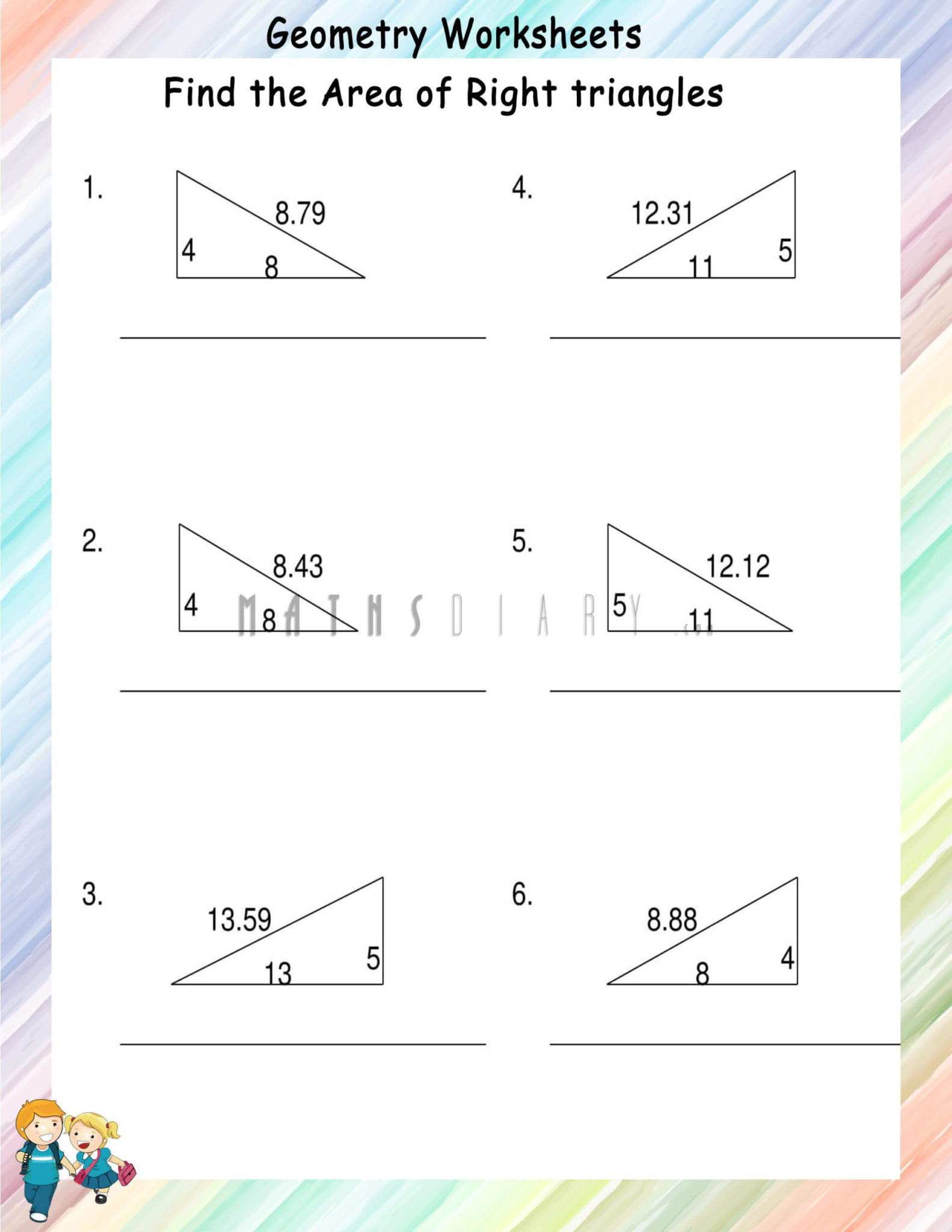 80 Printable Similar Right Triangles Worksheet 65