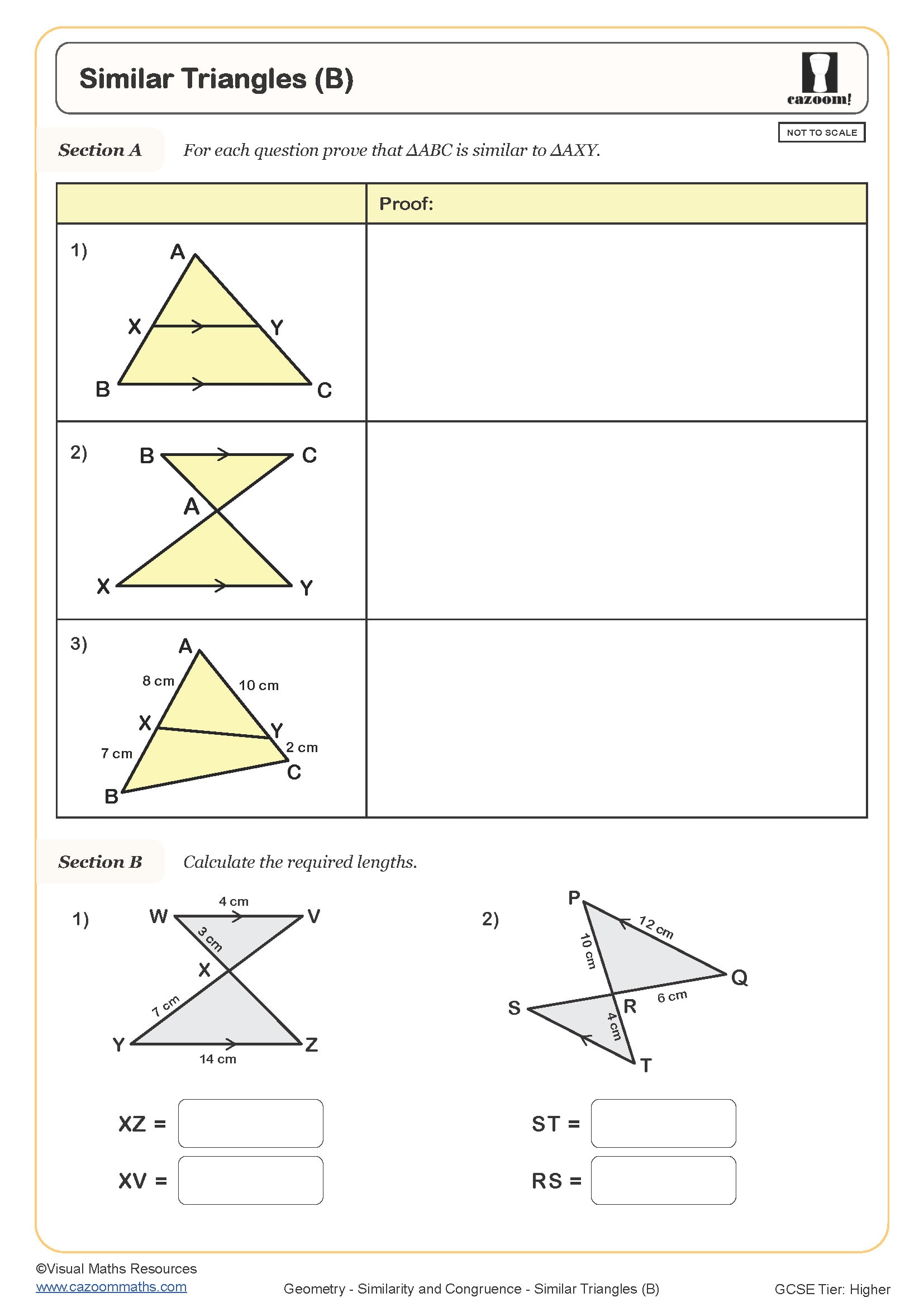 80 Printable Similar Right Triangles Worksheet 7