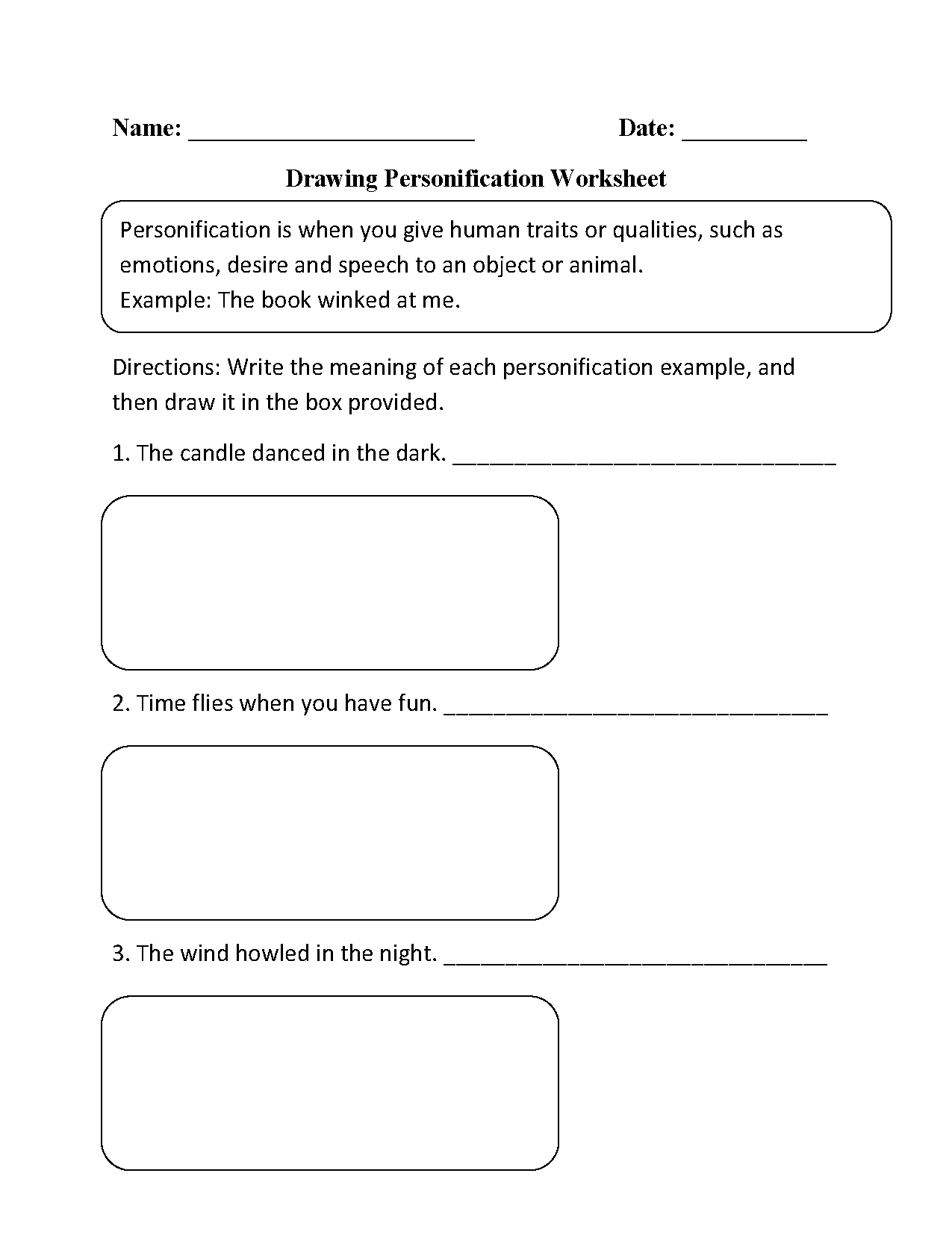 80 Printable Simile And Metaphor Worksheets 14