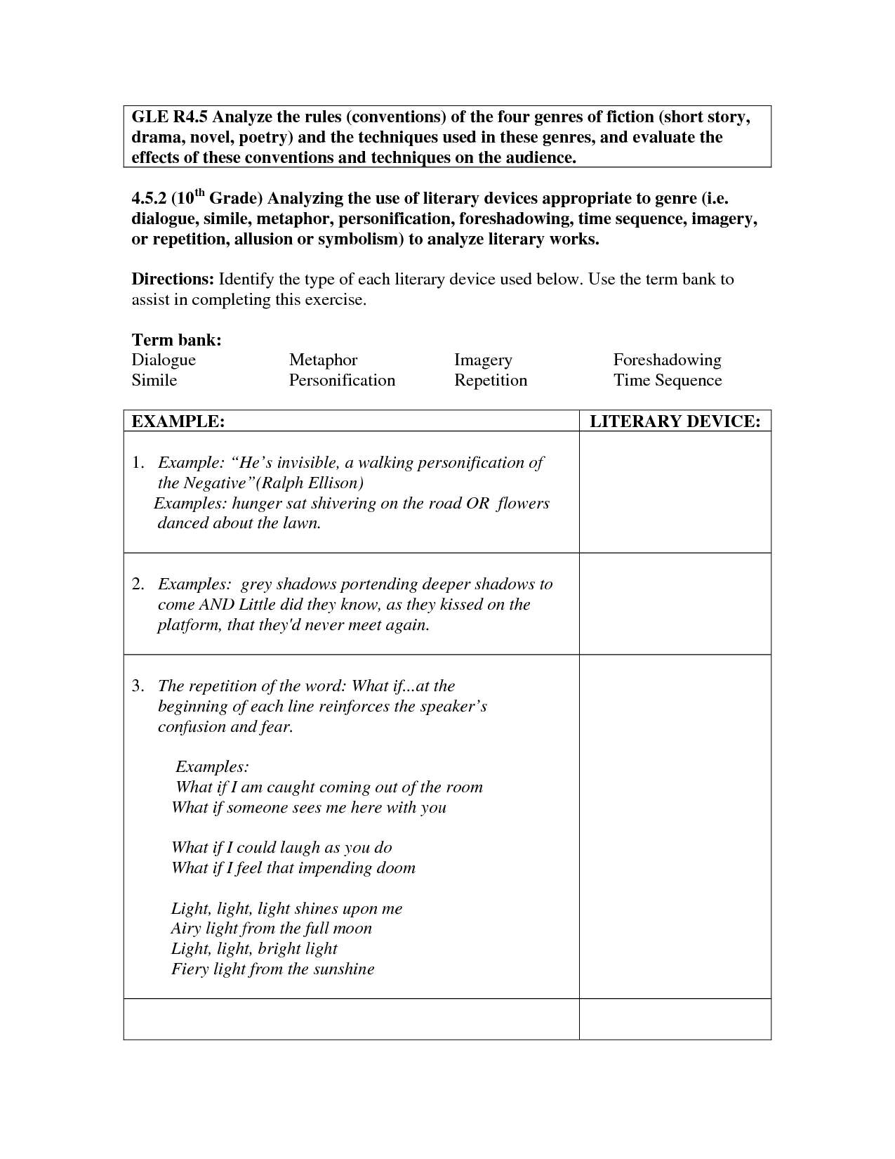 80 Printable Simile And Metaphor Worksheets 9