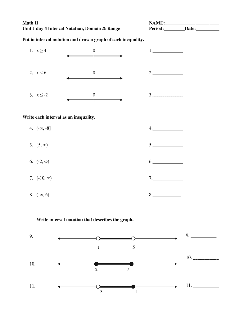 80 Printable Worksheet Domain And Range 39