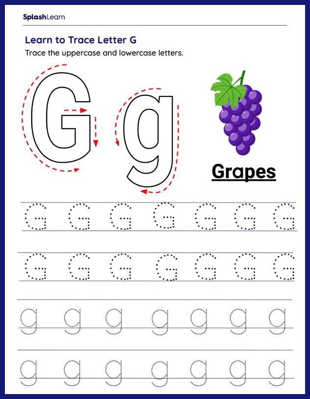 85 Preschool Worksheets Letter G 10