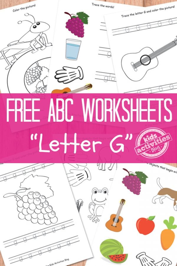 85 Preschool Worksheets Letter G 28