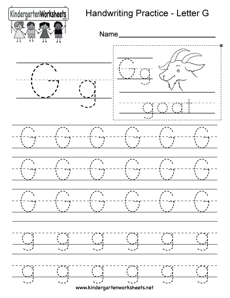 85 Preschool Worksheets Letter G 3