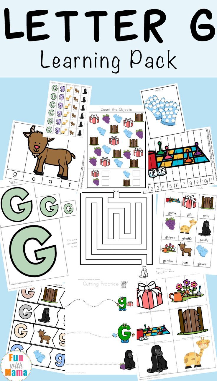 85 Preschool Worksheets Letter G 34