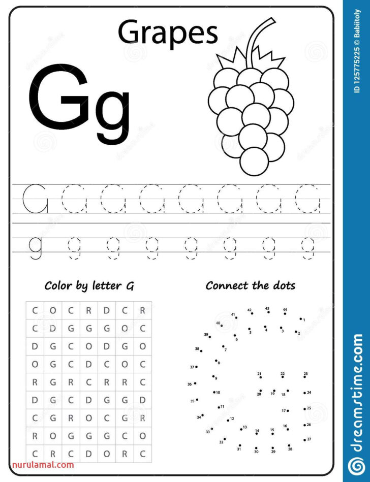 85 Preschool Worksheets Letter G 36