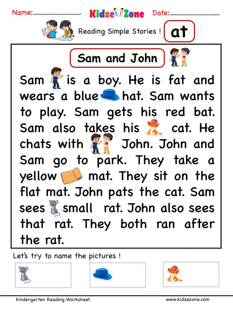 85 Reading For Kindergarten Worksheets 3