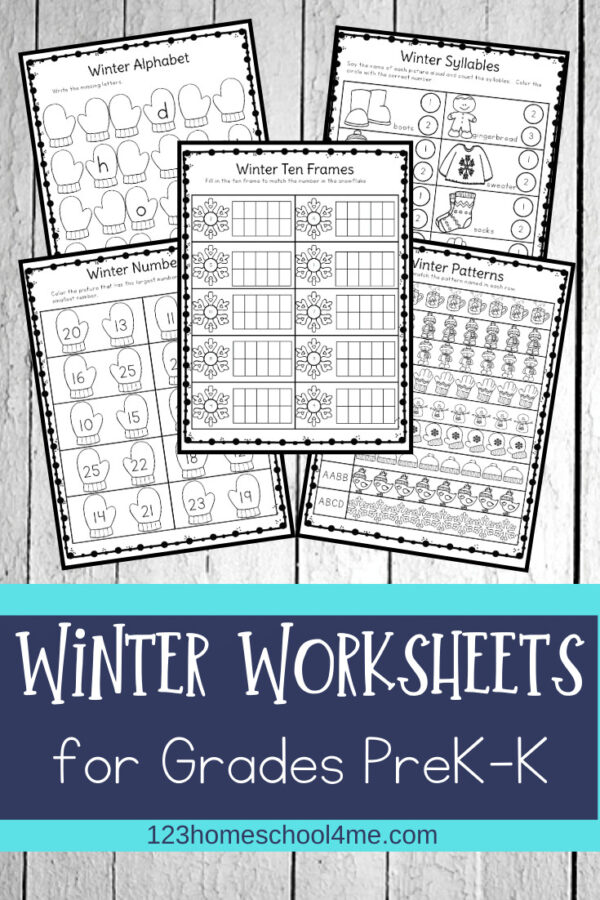 85 Winter Worksheets For Kindergarten 11