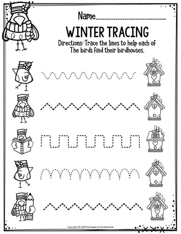 85 Winter Worksheets For Kindergarten 13