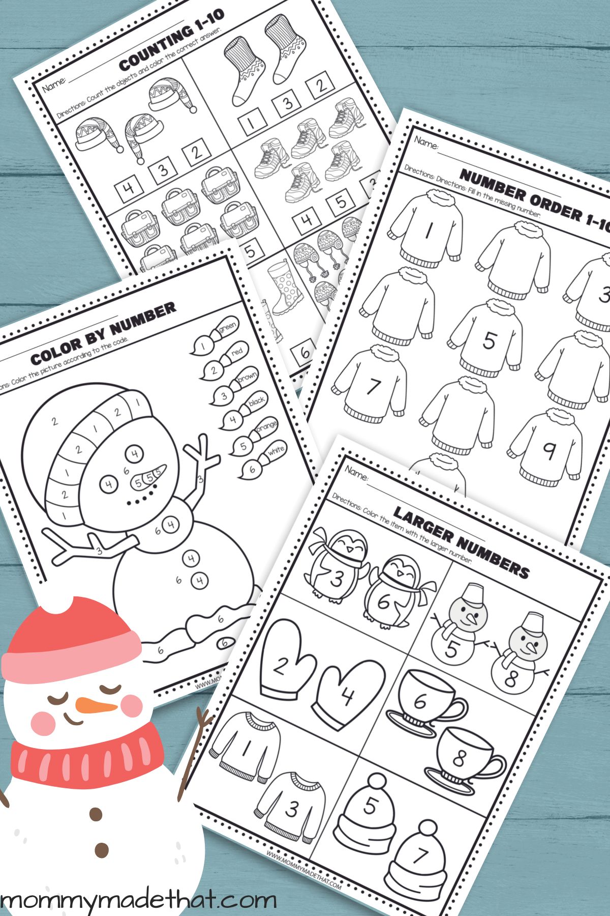 85 Winter Worksheets For Kindergarten 18