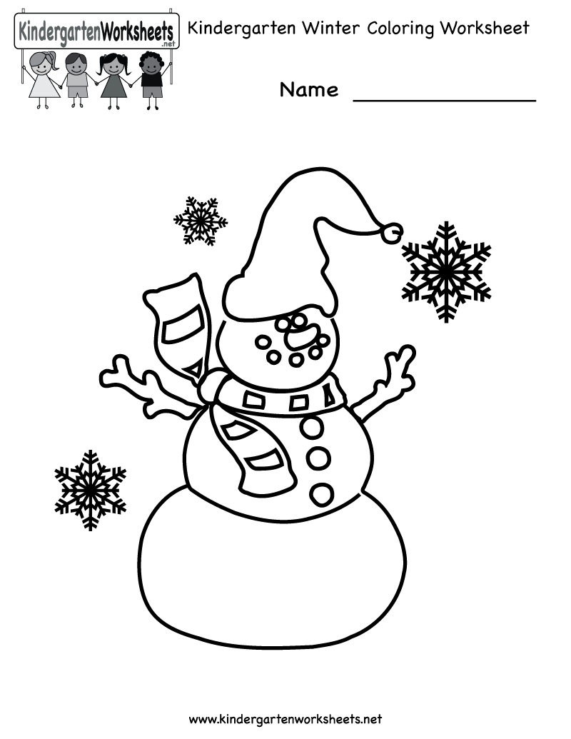 85 Winter Worksheets For Kindergarten 19