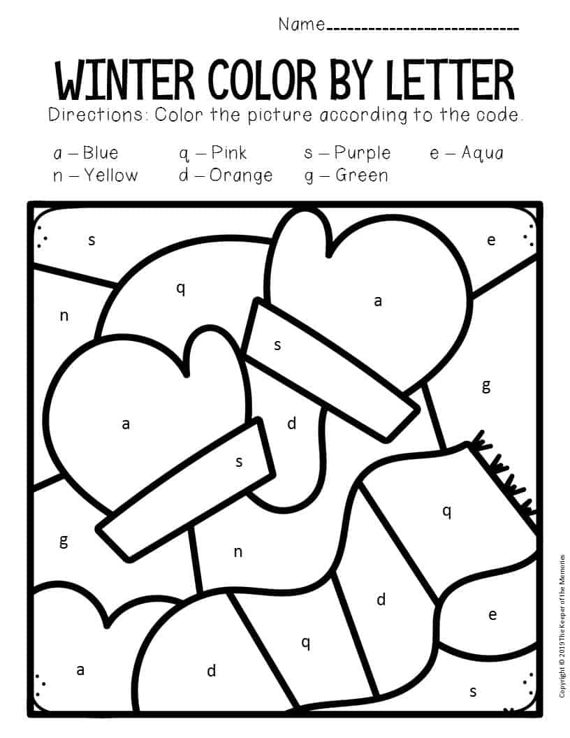 85 Winter Worksheets For Kindergarten 38