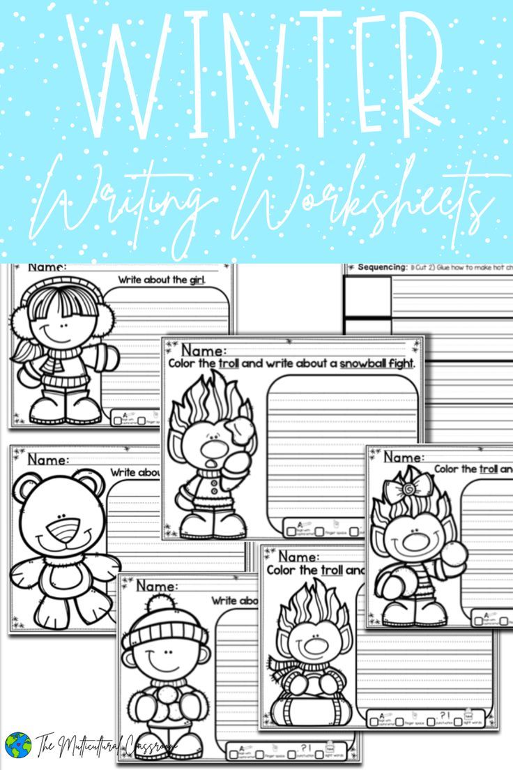 85 Winter Worksheets For Kindergarten 40