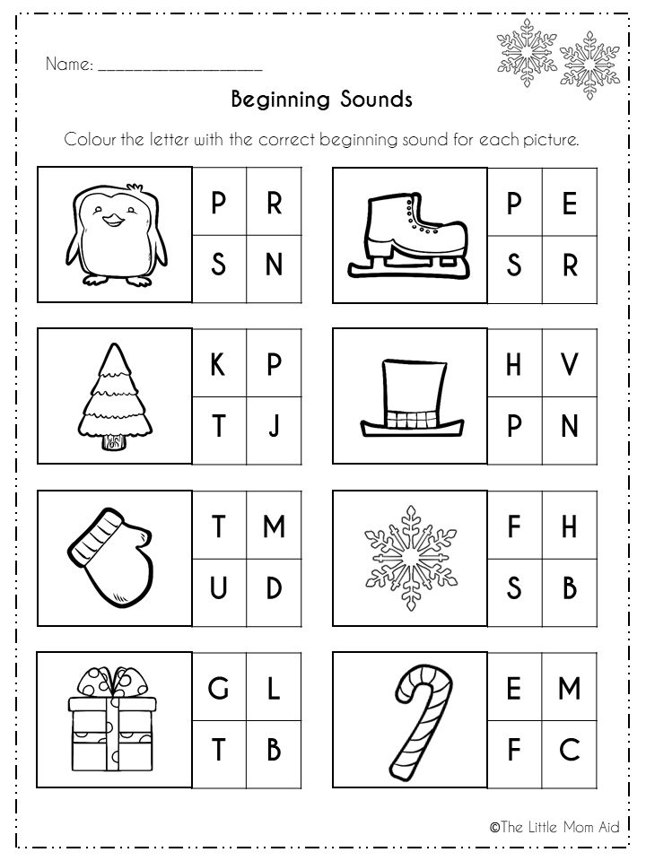 85 Winter Worksheets For Kindergarten 43