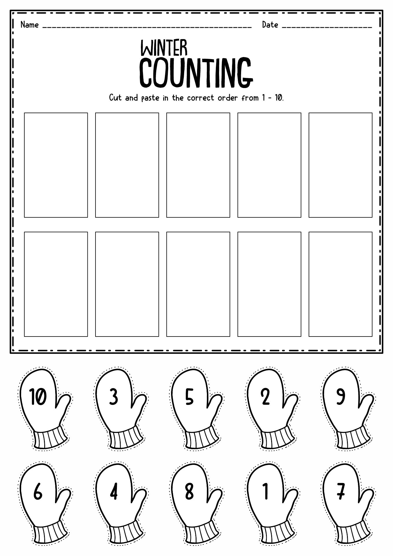 85 Winter Worksheets For Kindergarten 54