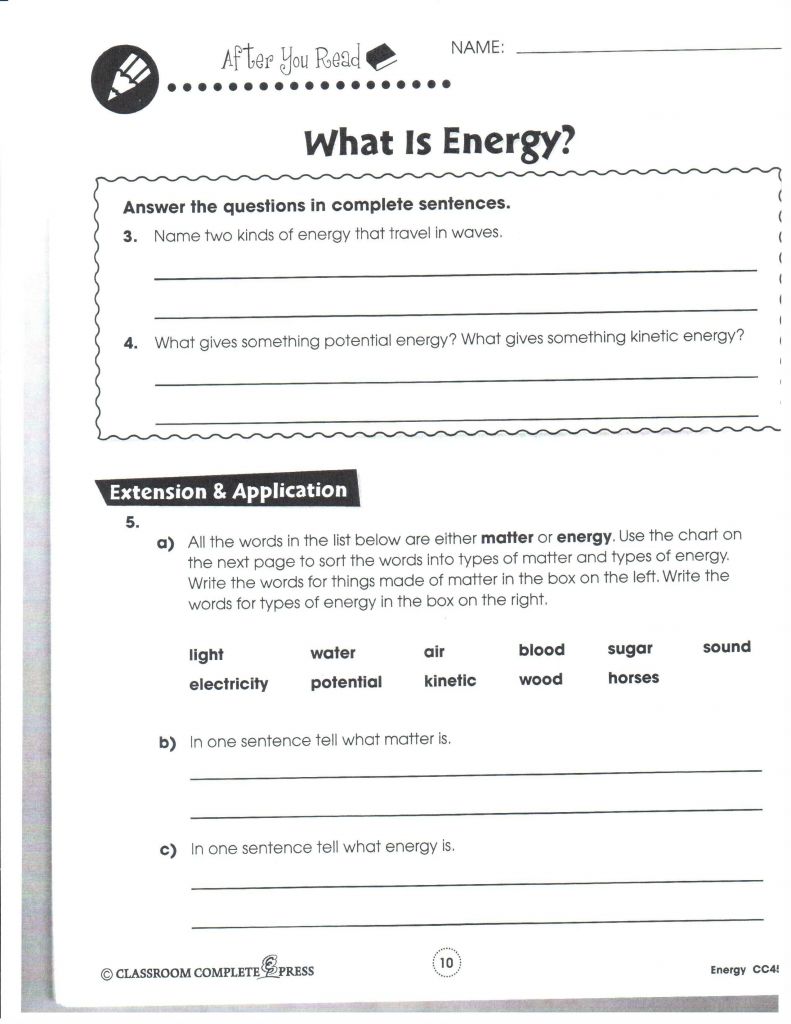 85 Work and Power Worksheet 41