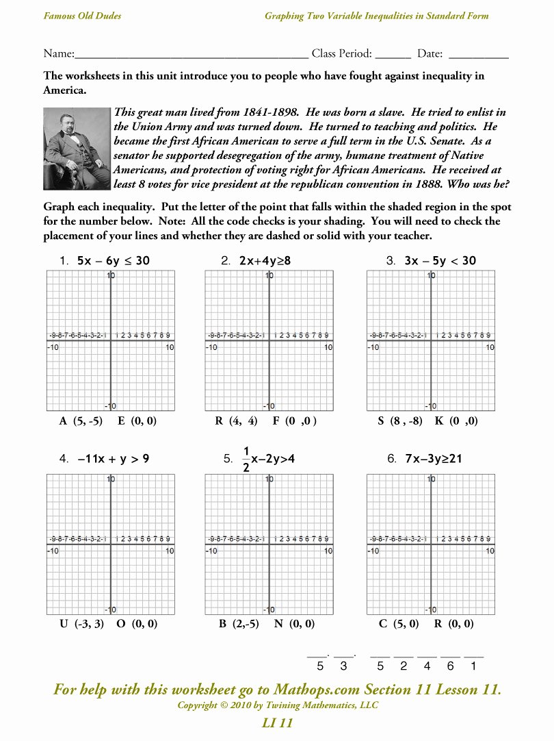 90 Graphing Inequalities Worksheet Pdf 11