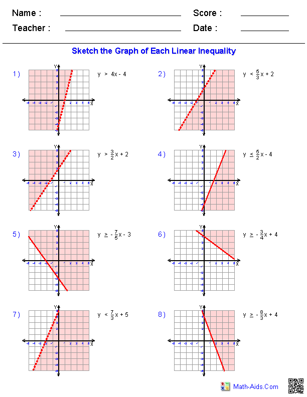 90 Graphing Inequalities Worksheet Pdf 26